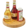 image:imagemDesign Bamboo Lazy Susan Turntable Food Storage Container for Cabinets Pantry Refrigerator Countertops Spinning Organizer for Spice Bottles Condiments Baking 9 Round Echo Collection NaturalPack of 1