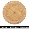 image:imagemDesign Bamboo Lazy Susan Turntable Food Storage Container for Cabinets Pantry Refrigerator Countertops Spinning Organizer for Spice Bottles Condiments Baking 9 Round Echo Collection NaturalPack of 2
