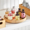 image:imagemDesign Bamboo Lazy Susan Turntable Food Storage Container for Cabinets Pantry Refrigerator Countertops Spinning Organizer for Spice Bottles Condiments Baking 9 Round Echo Collection NaturalPack of 1