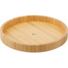 image:imagemDesign Bamboo Lazy Susan Turntable Food Storage Container for Cabinets Pantry Refrigerator Countertops Spinning Organizer for Spice Bottles Condiments Baking 9 Round Echo Collection NaturalPack of 2