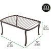 image:imagemDesign Decorative Metal Wire Kitchen Pantry Countertop Organizer Storage Shelf Raised Cabinet Rack  for Food Dishes Plates Dishes Bowls Mugs Glasses  Bronze