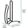 image:imagemDesign Freestanding Kitchen Roll Holder  Paper Towel Holder  Kitchen Towel Holder  No Drilling Required  Matte BlackMatte Black