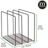 image:imagemDesign Metal Pan Organizer for Kitchen Cabinet Counter Pantry Shelf  3 Slots for Baking Sheets Muffin Pans Cutting Boards Frying Pans  Pan Organizer and Storage  Concerto Collection  BlackBronze