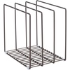 image:imagemDesign Metal Pan Organizer for Kitchen Cabinet Counter Pantry Shelf  3 Slots for Baking Sheets Muffin Pans Cutting Boards Frying Pans  Pan Organizer and Storage  Concerto Collection  BlackBronze