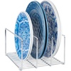 image:imagemDesign Metal Pan Organizer for Kitchen Cabinet Counter Pantry Shelf  3 Slots for Baking Sheets Muffin Pans Cutting Boards Frying Pans  Pan Organizer and Storage  Concerto Collection  BlackChrome