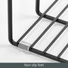 image:imagemDesign Metal Pan Organizer for Kitchen Cabinet Counter Pantry Shelf  3 Slots for Baking Sheets Muffin Pans Cutting Boards Frying Pans  Pan Organizer and Storage  Concerto Collection  BlackBlack