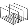 image:imagemDesign Metal Pan Organizer for Kitchen Cabinet Counter Pantry Shelf  3 Slots for Baking Sheets Muffin Pans Cutting Boards Frying Pans  Pan Organizer and Storage  Concerto Collection  BlackBlack