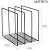 image:imagemDesign Metal Pan Organizer for Kitchen Cabinet Counter Pantry Shelf  3 Slots for Baking Sheets Muffin Pans Cutting Boards Frying Pans  Pan Organizer and Storage  Concerto Collection  BlackBlack