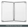 image:imagemDesign Metal Stacking Storage Organization for Kitchen Cabinet Shelves in Pantry Cupboard FridgeFreezer Organizer Stand for Plates Bowls Mugs Ligne Collection 2 Pack ClearMatte Black