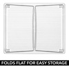 image:imagemDesign Metal Stacking Storage Organization for Shelves Inside Cabinets in Kitchen Pantry Cupboard FridgeFreezer  Organizer Stand for Plates Bowls Mugs Ligne Collection 4 Pack ClearChrome