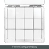 image:imagemDesign Tea Bag Single Serve Pouch Divided Box Holder Organizer Clear11 x 103 x 37