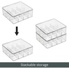 image:imagemDesign Tea Bag Single Serve Pouch Divided Box Holder Organizer Clear11 x 103 x 37