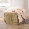 image:imagemDesign Large Round Woven Braided Seagrass Rope Home Storage Basket  for Organizing Closet Bedroom Bathroom Living Room Entryway Office Aztec Pattern Weave  Natural