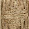 image:imagemDesign Large Round Woven Braided Seagrass Rope Home Storage Basket  for Organizing Closet Bedroom Bathroom Living Room Entryway Office Aztec Pattern Weave  Natural