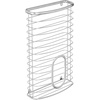 image:imagemDesign Metal Wire Wall Mount Kitchen Cabinet Storage Organizer Holder Basket  Hang on Cabinet Doors or Walls in Kitchen Pantry Utility Closet  Holds up to 50 Plastic Shopping Bags  Chrome