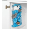 image:imagemDesign Metal Wire Wall Mount Kitchen Cabinet Storage Organizer Holder Basket  Hang on Cabinet Doors or Walls in Kitchen Pantry Utility Closet  Holds up to 50 Plastic Shopping Bags  Chrome