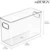 image:imagemDesign Plastic Office Storage Bin with Handles  10 Long Office amp Classroom Supply Organizer  Deep Plastic Container for Organizing Desk  Stationery amp Pencil Bin Linus Collection Clear10 x 4 x 6 Pack of 1