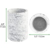 image:imagemDesign Single Bottle Wine Chiller  Ice Bucket Cooler for Kitchen Bar Party Decor  Holds Cold Wine Champagne Beer ReadytoDrink Cocktail Utensils Serving Tongs  White MarbleMarble
