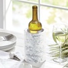 image:imagemDesign Single Bottle Wine Chiller  Ice Bucket Cooler for Kitchen Bar Party Decor  Holds Cold Wine Champagne Beer ReadytoDrink Cocktail Utensils Serving Tongs  White MarbleMarble