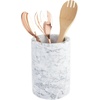 image:imagemDesign Single Bottle Wine Chiller  Ice Bucket Cooler for Kitchen Bar Party Decor  Holds Cold Wine Champagne Beer ReadytoDrink Cocktail Utensils Serving Tongs  White MarbleMarble