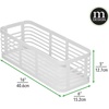 image:imagemDesign Slim Metal Wire Food Bin Basket Organizer for Storage in Kitchen Pantry Cabinet and Countertop Bin for Fruits Vegetables and Snack Organization Carson Collection 6 Pack Matte White