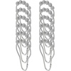 image:imagemDesign Steel Metal EasyGlide Roller Ball Shower Curtain Rings  Bathroom Shower Curtain and Curtain Liner Rolling Ring Hooks for Shower Rod Guest Bath and Powder Room  12 Rings  GrayGray