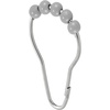 image:imagemDesign Steel Metal EasyGlide Roller Ball Shower Curtain Rings  Bathroom Shower Curtain and Curtain Liner Rolling Ring Hooks for Shower Rod Guest Bath and Powder Room  12 Rings  GrayGray