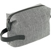 image:imagemDesign Fabric Travel Toiletry and Cosmetic Bag Organizer with EasyPull ZipperHandle WaterResistant  Holds Shaving Cream Shampoos Gels Hair Accessories MakeUp Travel Sizes  Gray