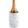 image:imagemDesign Single Bottle Wine Chiller  Ice Bucket Cooler for Kitchen Bar Party Decor  Holds Cold Wine Champagne Beer ReadytoDrink Cocktail Utensils Serving Tongs  White MarbleMarble