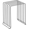 image:imagemDesign 5 Slot Pot and Pan Rack  Metal Wire Rack for Cabinets Pantries or Kitchen Surfaces  Freestanding Pan Stand for Pans Pots Lids and Crockery  SilverGraphite Gray