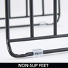 image:imagemDesign 5 Slot Pot and Pan Rack  Metal Wire Rack for Cabinets Pantries or Kitchen Surfaces  Freestanding Pan Stand for Pans Pots Lids and Crockery  SilverBlack
