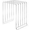 image:imagemDesign 5 Slot Pot and Pan Rack  Metal Wire Rack for Cabinets Pantries or Kitchen Surfaces  Freestanding Pan Stand for Pans Pots Lids and Crockery  SilverChrome