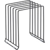 image:imagemDesign 5 Slot Pot and Pan Rack  Metal Wire Rack for Cabinets Pantries or Kitchen Surfaces  Freestanding Pan Stand for Pans Pots Lids and Crockery  SilverBlack