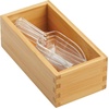 image:imagemDesign Set of 2 Kitchen Drawer Inserts  Modular Drawer Box for Kitchen Accessories and More  Bamboo Drawer Organiser  Light Brown17 8 x 8 9 x 6 0 cm