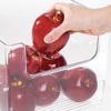 image:imagemDesign Set of 4 Storage Trays Open Top Kitchen Tray for Food Storage Made of Plastic Ideal in The Kitchen Cupboards or as Fridge Boxes 254 cm x 254 cm x 197 cm Clear254 x 254 x 197 cm