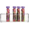 image:imagemDesign Stackable Plastic Food Storage Bin with Handles for Kitchen Pantry Cabinet Refrigerator Freezer  Organizer for Fruit Yogurt Squeeze Pouches  BPA Free 10 Long  Clear10 x 4 x 3