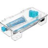image:imagemDesign Plastic Toothbrush Holder Storage Organizer Bin for Bathroom Vanity Cabinet Closet Drawer  Holds Electric Toothbrush Toothpaste Dental Floss Teeth Whitening Strips  Hinged Lid  Clear