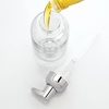 image:imagemDesign Round Plastic Refillable Foaming Soap Dispenser Pump Bottle for Bathroom Vanity Countertop  VintageInspired Compact Container Design  Twain Collection  2 Pack  ClearChromeClearChrome