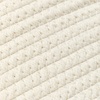 image:imagemDesign Rustic Casual Woven Cotton Rope Bathroom Basket with Handles  Storage Organizer Set for Countertop Floor Closet or Vanity  Holds Toilet Paper Towels or Magazines  Set of 3 White