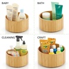 image:imagemDesign Lazy Susan Turntable Bamboo Spinner for Kitchen Cabinet Pantry Fridge Cupboards or Counter Fully Rotating Organizer for Food Spices or Condiments 115 Round Echo Collection Natural9 x 42