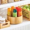 image:imagemDesign Lazy Susan Turntable Bamboo Spinner for Kitchen Cabinet Pantry Fridge Cupboards or Counter Fully Rotating Organizer for Food Spices or Condiments 115 Round Echo Collection Natural9 x 42