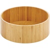 image:imagemDesign Lazy Susan Turntable Bamboo Spinner for Kitchen Cabinet Pantry Fridge Cupboards or Counter Fully Rotating Organizer for Food Spices or Condiments 115 Round Echo Collection Natural115 x 42
