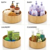 image:imagemDesign Lazy Susan Turntable Bamboo Spinner for Kitchen Cabinet Pantry Fridge Cupboards or Counter Fully Rotating Organizer for Food Spices or Condiments 115 Round Echo Collection Natural115 x 42