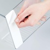 image:imagemDesign Plastic Adhesive Mount Storage Organizer Container for Kitchen or Pantry Wall Organization  Space Saving Holder for Sandwich Bags Foil  11 Wide  Ligne Collection  2 Pack  Clear11 x 35 x 65 Pack of 2