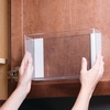 image:imagemDesign Plastic Adhesive Mount Storage Organizer Container for Kitchen or Pantry Wall Organization  Space Saving Holder for Sandwich Bags Foil  11 Wide  Ligne Collection  2 Pack  Clear11 x 35 x 65 Pack of 4