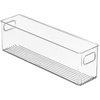 image:imagemDesign Plastic Long Stackable Storage Organizer Container Organization Bin wHandles for Kitchen Pantry Fridge Freezer Cabinet Perfect to Hold Breast Milk  Ligne Collection  Clear16 x 4 x 5 Pack of 1
