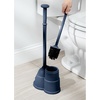 image:imagemDesign Plunger and Brush Set for Toilet Bowl  Hidden Modern Toilet Brush and Plunger Set with Caddy  Brush Cleaner and Plunger Combo with Holder for Bathroom  Hyde Collection  Navy BlueNavy