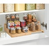image:imagemDesign Bamboo Adjustable Expandable Spice Rack Organizer with 3 Levels Storage for Kitchen Cabinet Countertop Pantry Shelf  Holds Spice Jars  Echo Collection  NaturalNatural