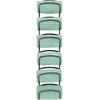 image:imagemDesign Metal Towel Shelves  Towel Rack for The Bathroom with 6 Compartments  Practical Bathroom Accessories for Both Large and Small Towels  BronzeBlack