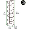 image:imagemDesign Metal Towel Shelves  Towel Rack for The Bathroom with 6 Compartments  Practical Bathroom Accessories for Both Large and Small Towels  BronzeBronze
